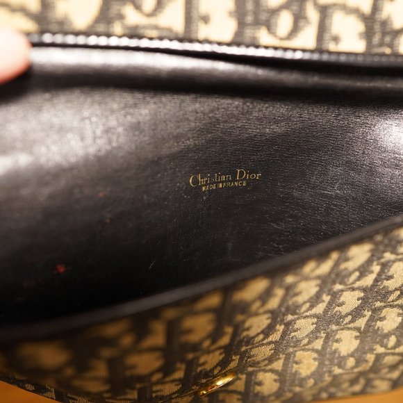 Vintage Christian Dior Monogram Trotter Canvas Clutch Bag - Picture 3 of 11